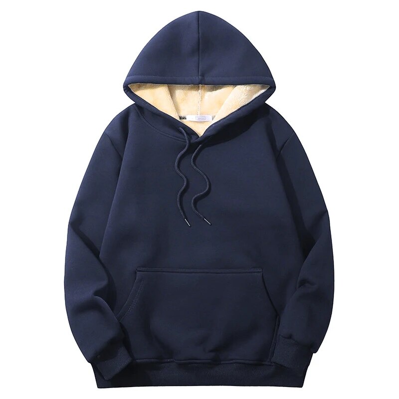 Chaleur luxueuse | Sweat-shirt d'hiver pour hommes