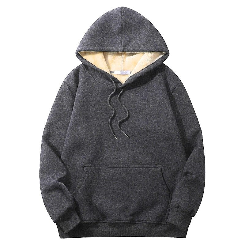 Chaleur luxueuse | Sweat-shirt d'hiver pour hommes